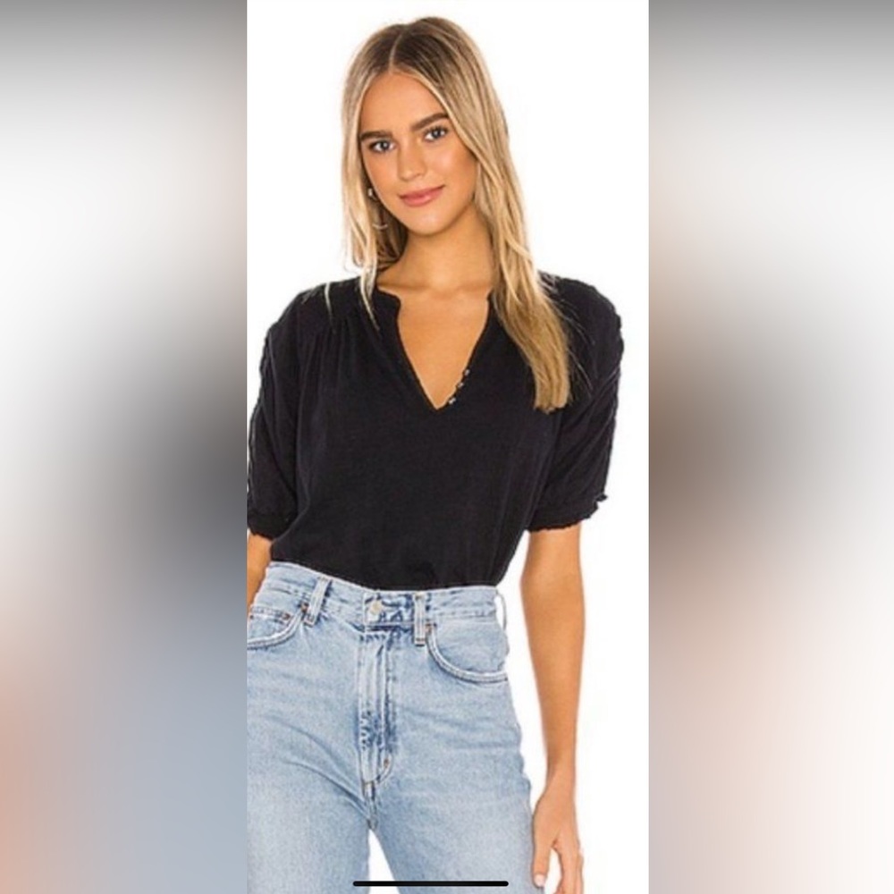 Free people black fever dreamβ top. NWOT. Retail 58